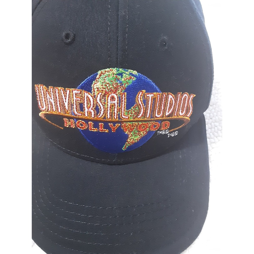 Universal Studios Hollywood Movies Park Hat Cap Black Embroidered Adjustable